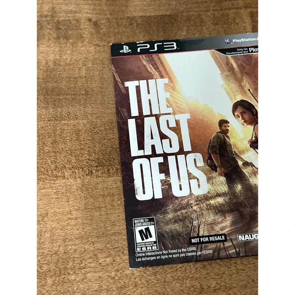 The Last of Us Sony PlayStation 3‎ PS3 Pack In Sleeve Not For Resale Sealed New